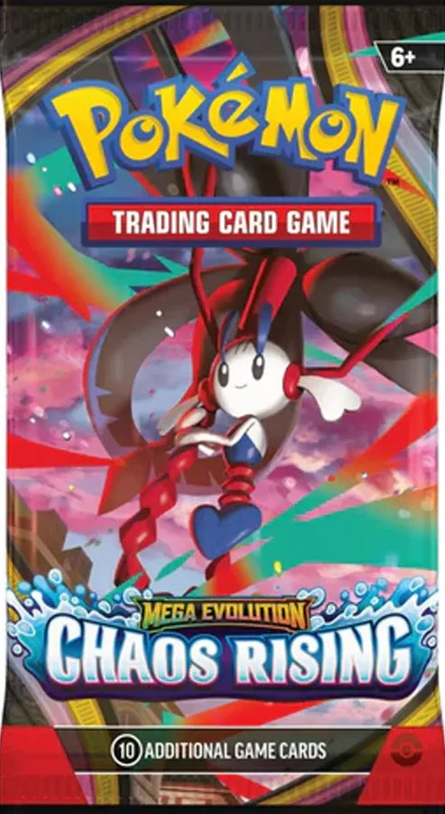 Pokémon Chaos Rising Booster Pack – Rise of the Megas English Version