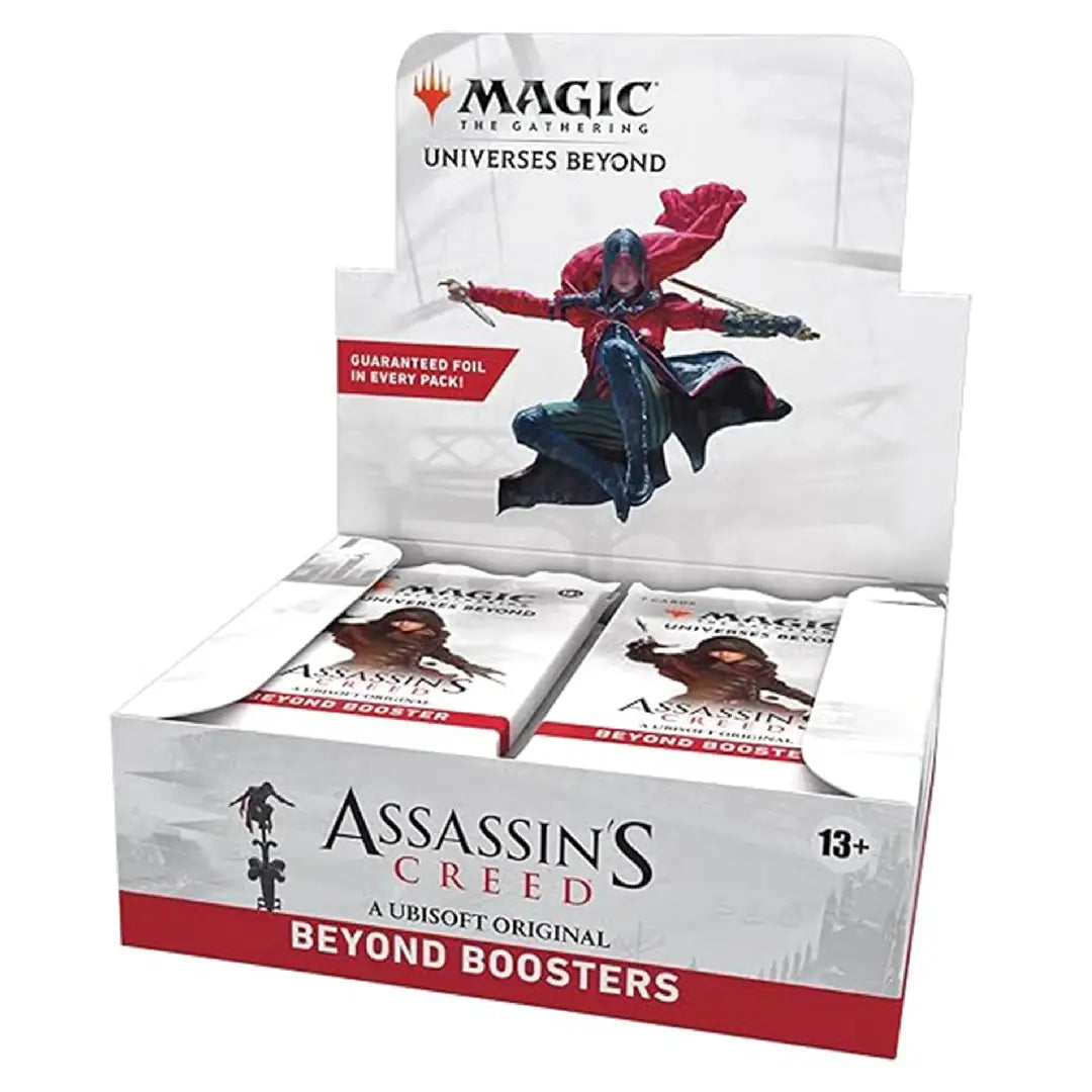 Magic The Gathering Assassin’s Creed Beyond Booster Box | 24 Beyond Boosters | 7 Cards per Pack