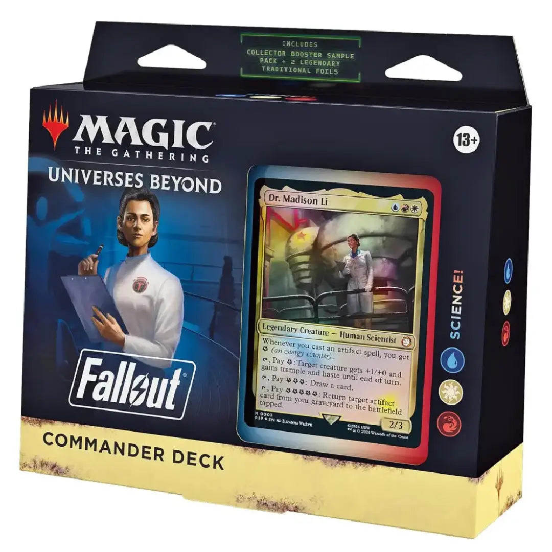 Magic The Gathering Fallout Commander Deck Science | MTG Universes Beyond Commander Deck