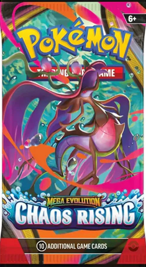 Pokémon Chaos Rising Booster Pack – Rise of the Megas English Version