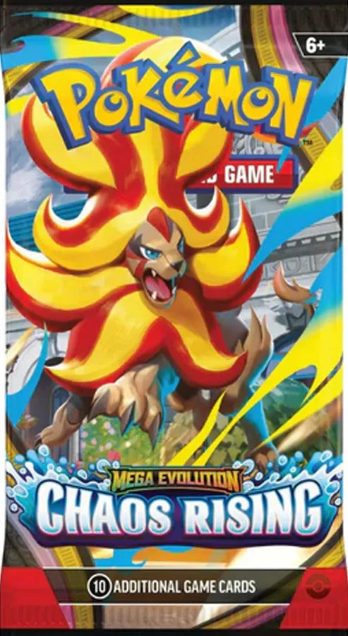 Pokémon Chaos Rising Booster Pack – Rise of the Megas English Version