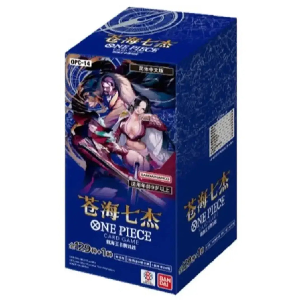 One Piece TCG OPC-14 The Azure Sea's Seven Simplified Chinese sealed booster pack