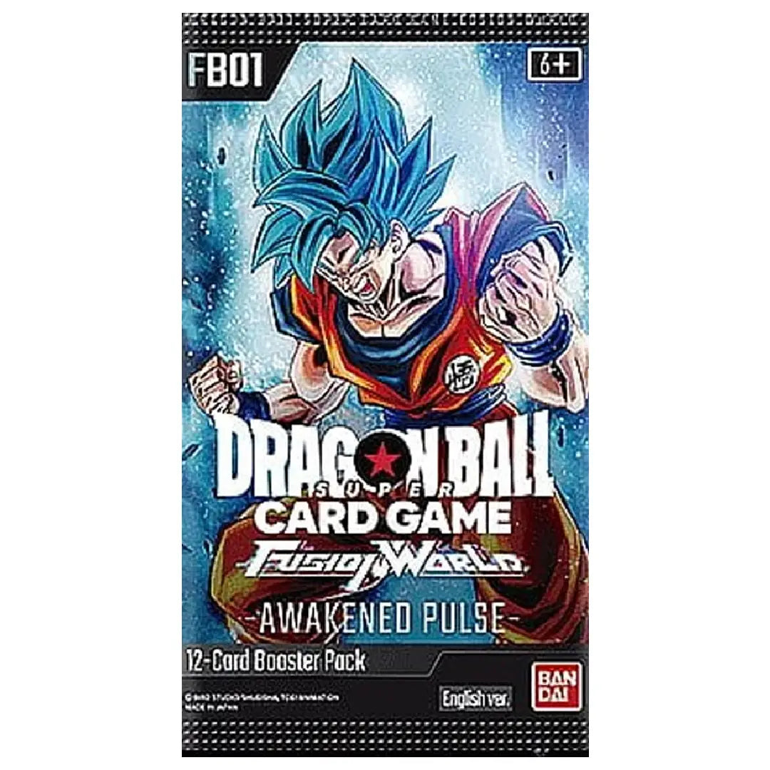 Bandai Dragon Ball Super Card Game Fusion World Awakened Pulse FB01 English Version booster pack