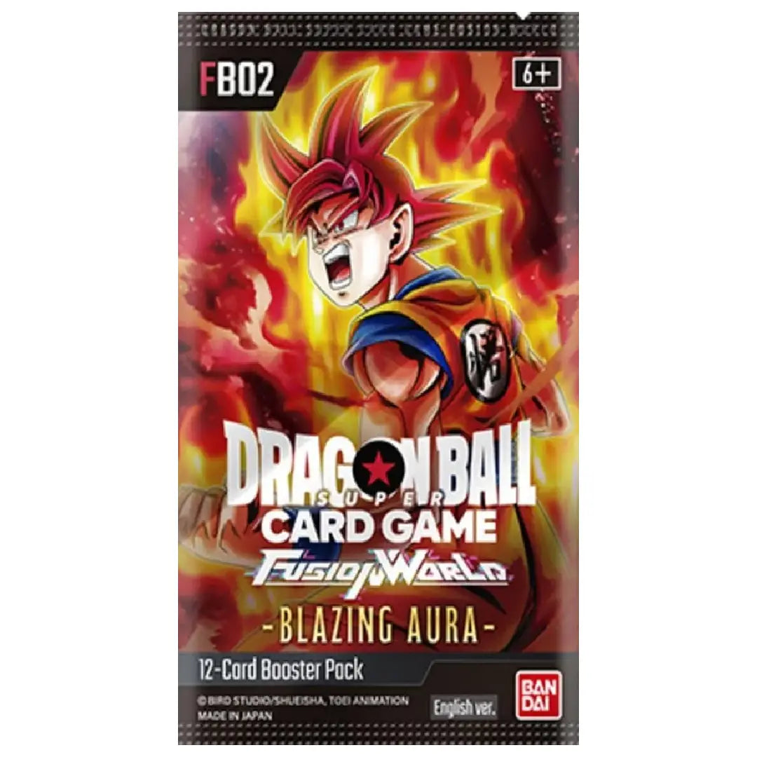 Dragon Ball Super Fusion World FB02 Blazing Aura English booster pack