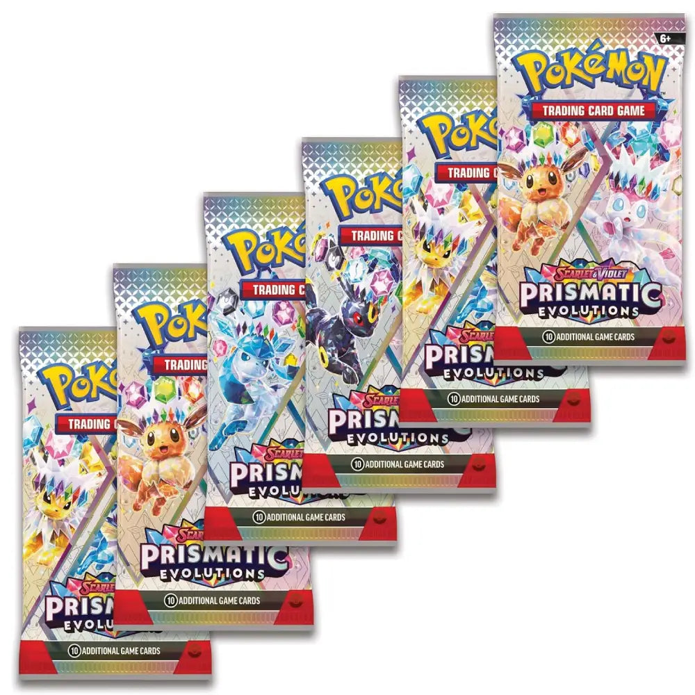 Pokémon Scarlet & Violet Prismatic Evolutions 6 Pack Bundle Booster box Collector Ace In Mumbai India