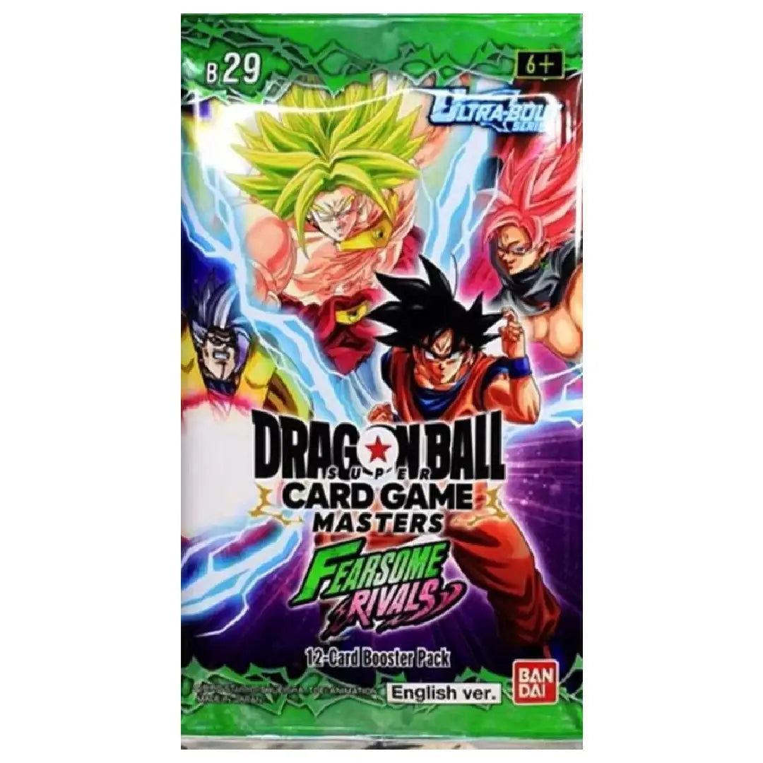 Dragon Ball Super Card Game B29 Fearsome Rivals Booster Pack English Version factory sealed
