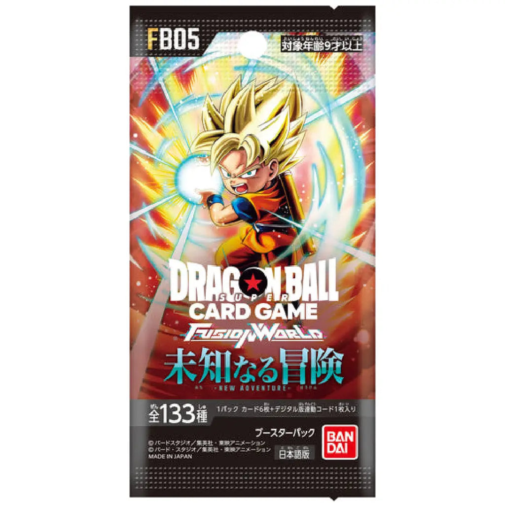 Dragon Ball Super Fusion World FB-05 Japanese Booster Box with 24 booster packs