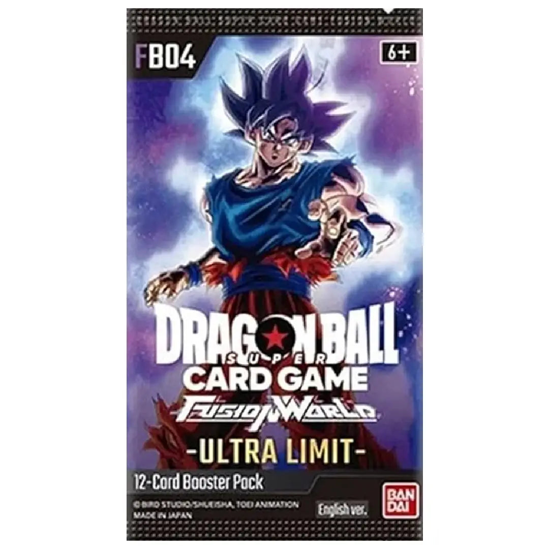 Dragon Ball Super Card Game Fusion World FB04 Ultra Limit Booster Pack English Version factory sealed