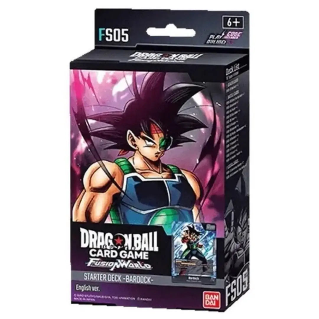 Dragon Ball Super Card Game Fusion World Bardock Starter Deck FS05 English Version sealed