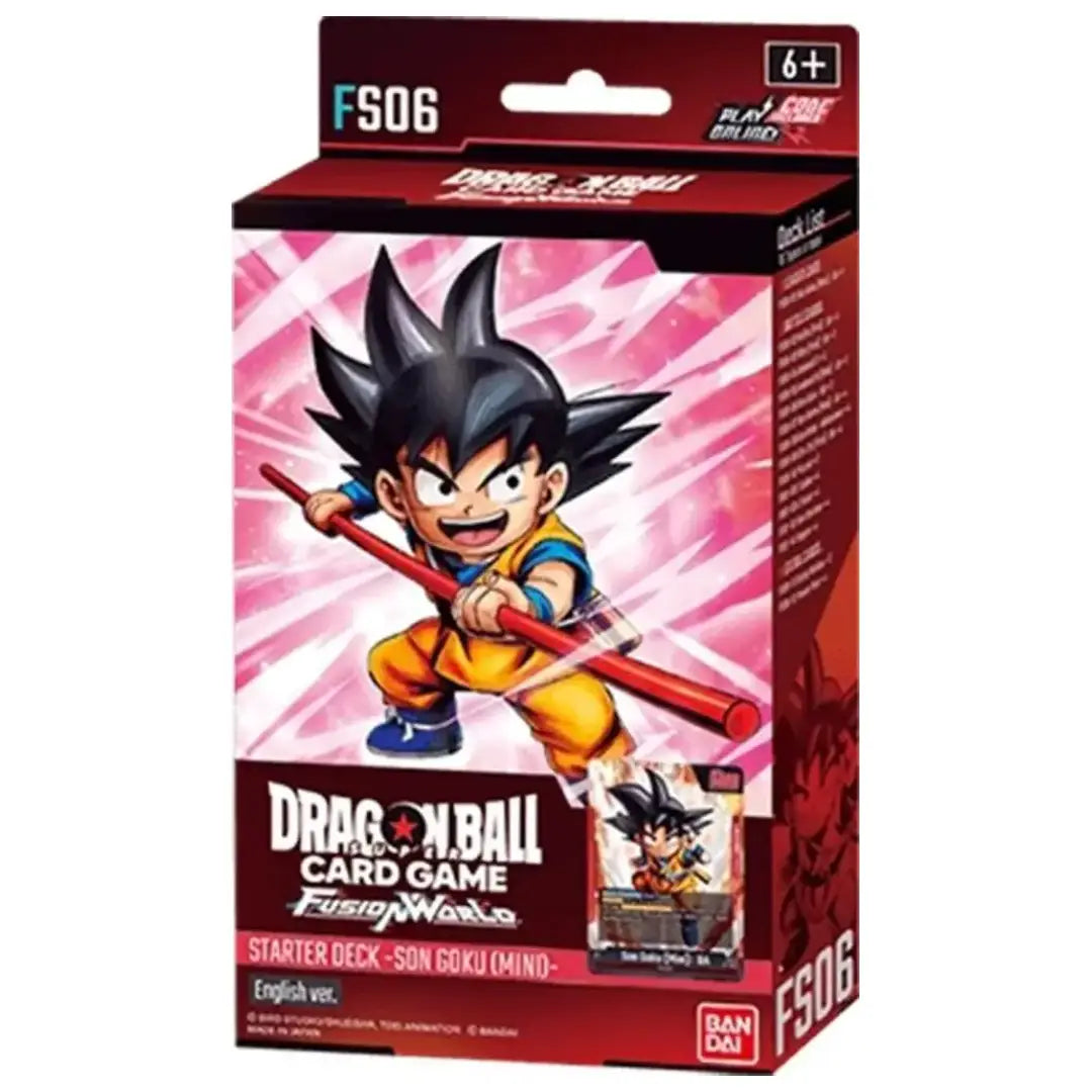 Dragon Ball Super Card Game Fusion World Son Goku Mini Starter Deck FS06 English Version sealed