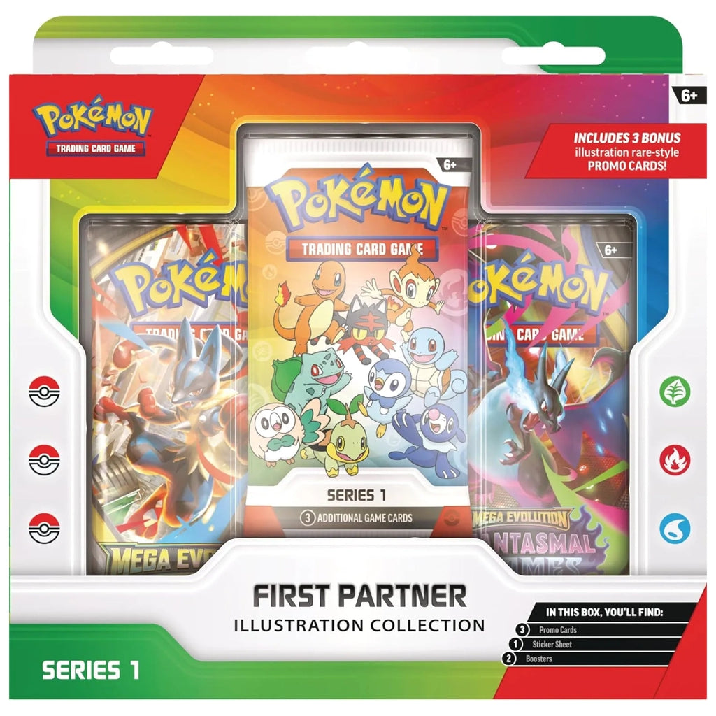 Pokémon First Partner Illustration Collection Series 1 English edition 