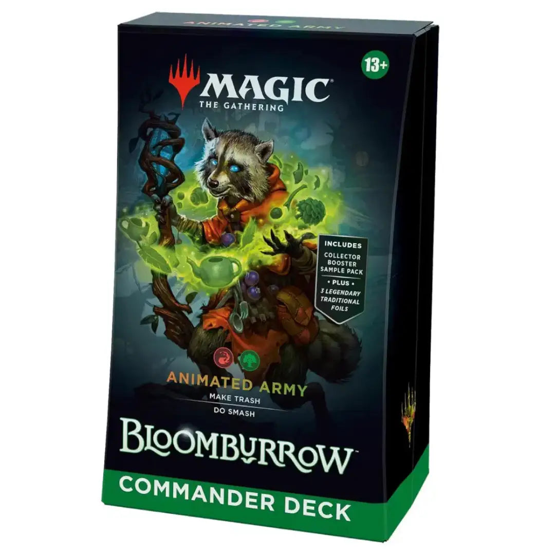 Magic: The Gathering Bloomburrow Animated Army Commander Deck factory sealed