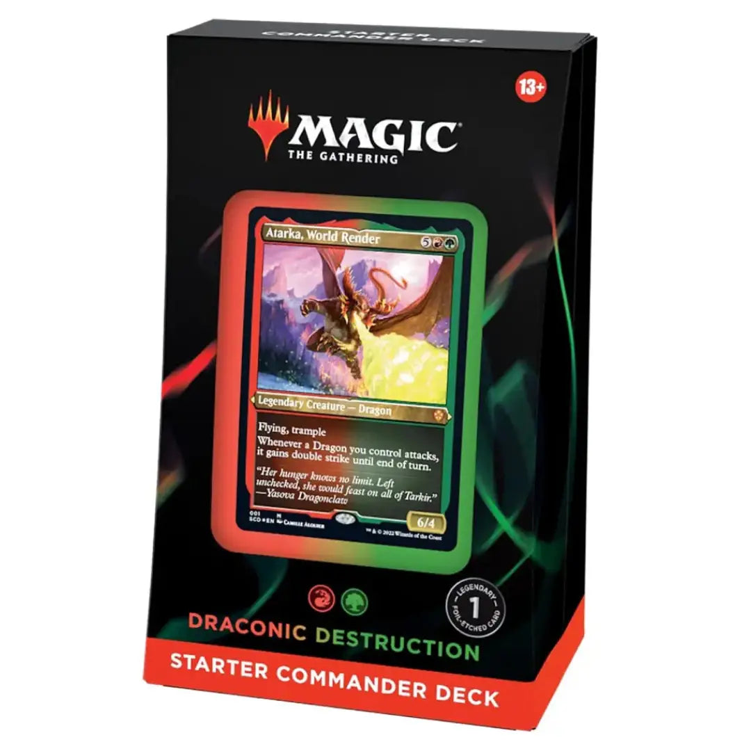Magic: The Gathering Starter Commander Deck Draconic Destruction Red Green factory sealed