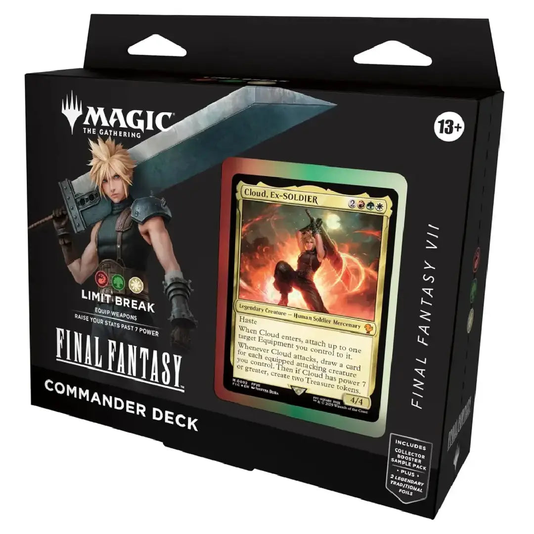 Magic: The Gathering FINAL FANTASY VII Limit Break Commander Deck factory sealed