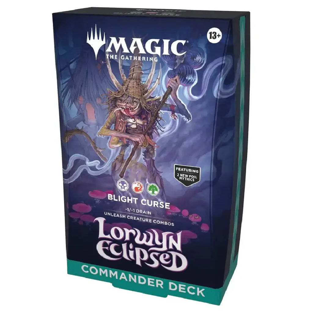 Magic: The Gathering Lorwyn Eclipsed Blight Curse Commander Deck factory sealed