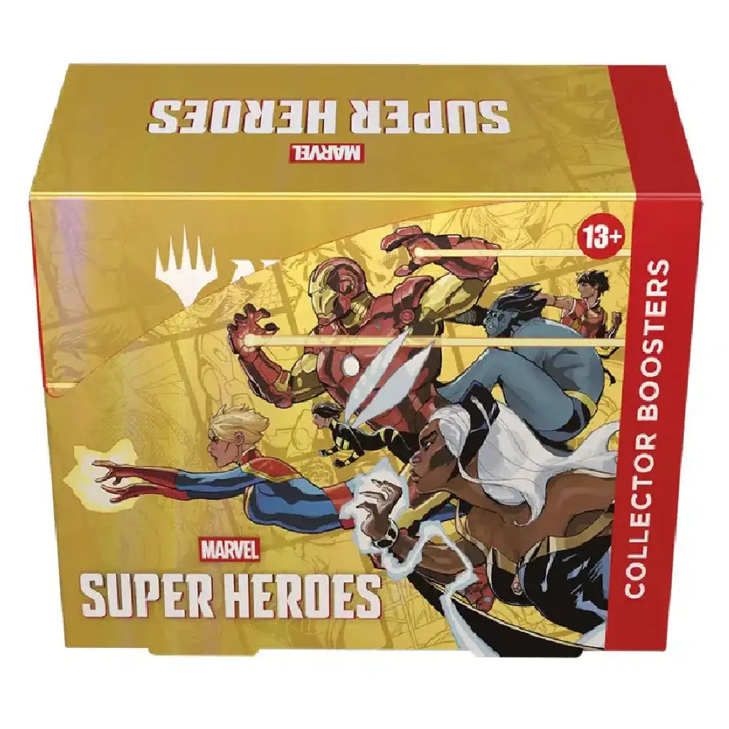 Magic: The Gathering Marvel Super Heroes Collector Booster Display with 12 English boosters factory sealed