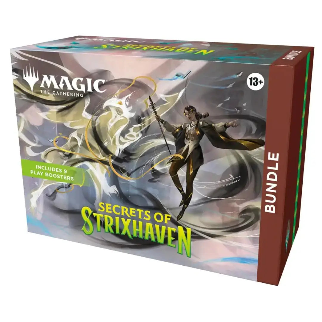 Magic: The Gathering Strixhaven Bundle with 9 booster packs and accessories factory sealed