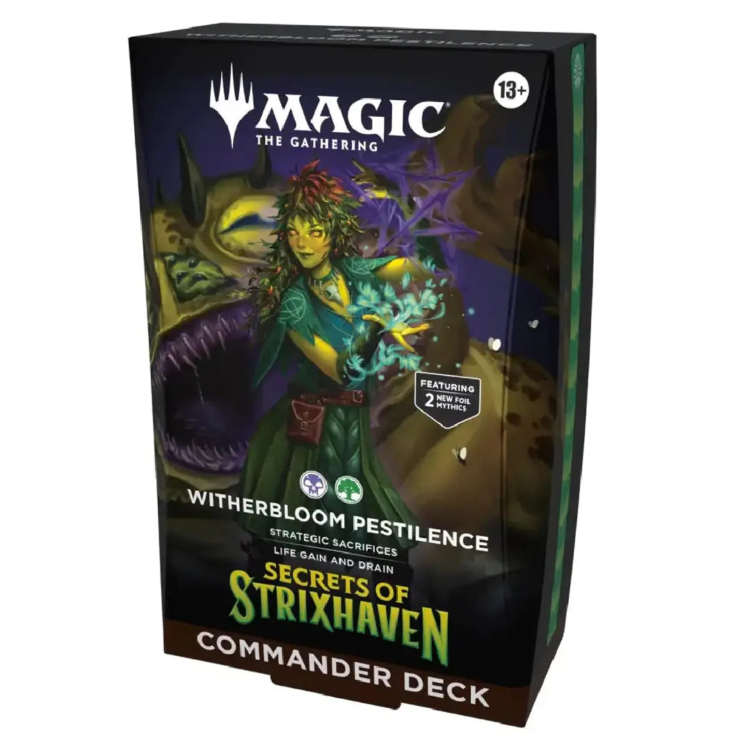 Magic: The Gathering Strixhaven Witherbloom Pestilence Commander Deck factory sealed