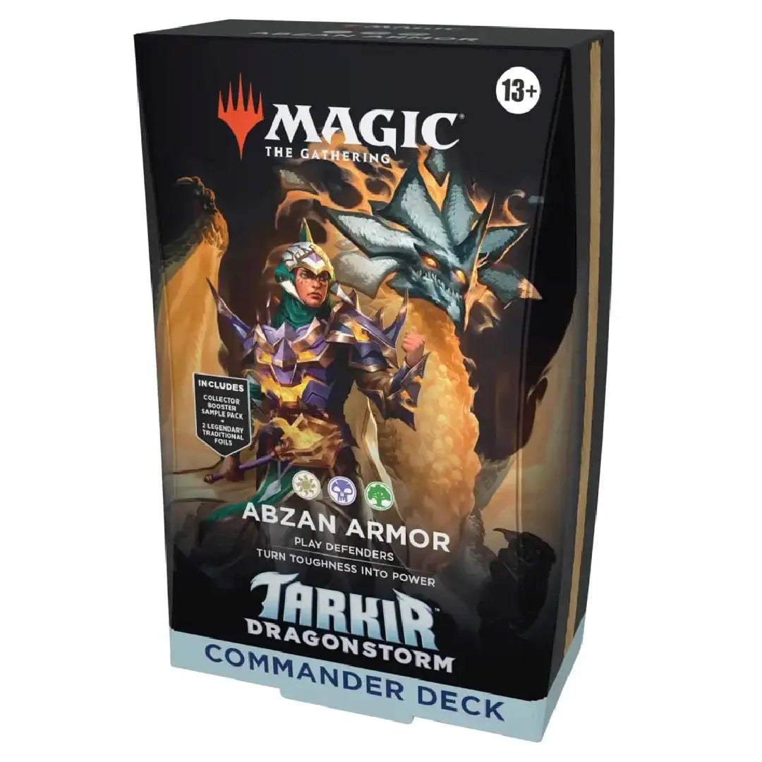 Magic: The Gathering Tarkir: Dragonstorm Abzan Armor Commander Deck factory sealed