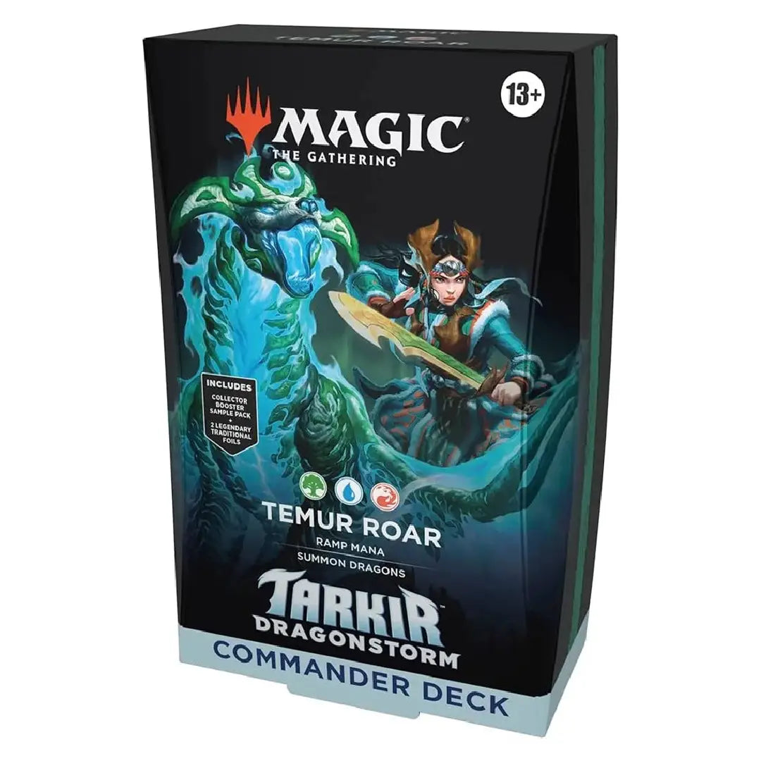 Magic: The Gathering Tarkir: Dragonstorm Temur Roar Commander Deck factory sealed