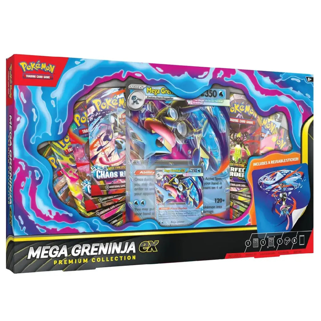 Pokémon TCG Mega Greninja ex Ultimate Premium Collection Box