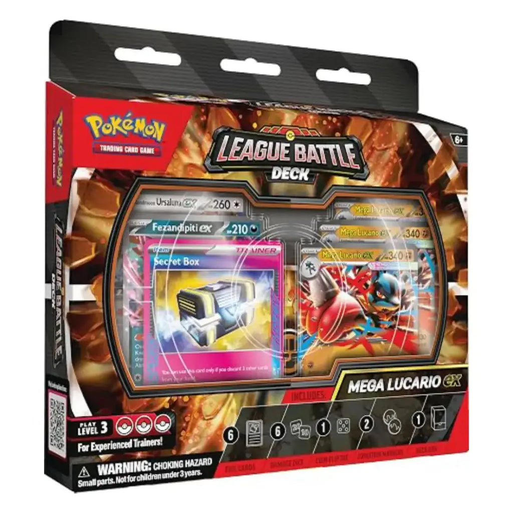 Pokémon TCG Mega Lucario ex League Battle Deck factory sealed