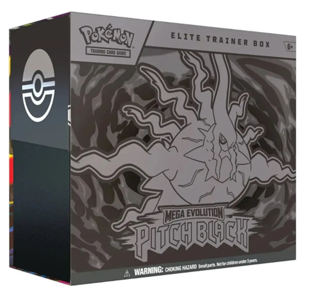 Pokemon TCG Mega Evolution: Pitch Black Elite Trainer Box – Shadow Power | English Version