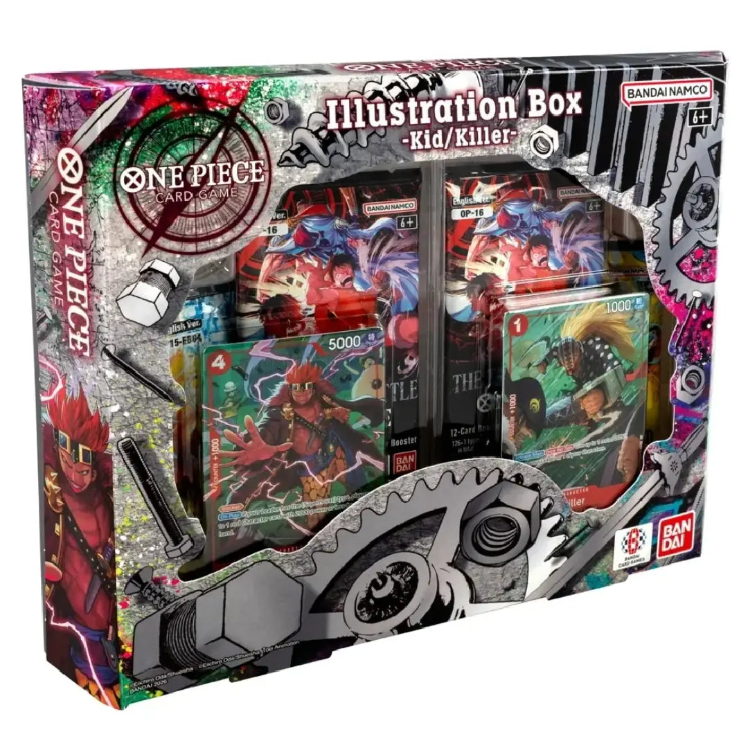 ONE PIECE Card Game Illustration Box Vol. 8 Kid & Killer English Version by Bandai