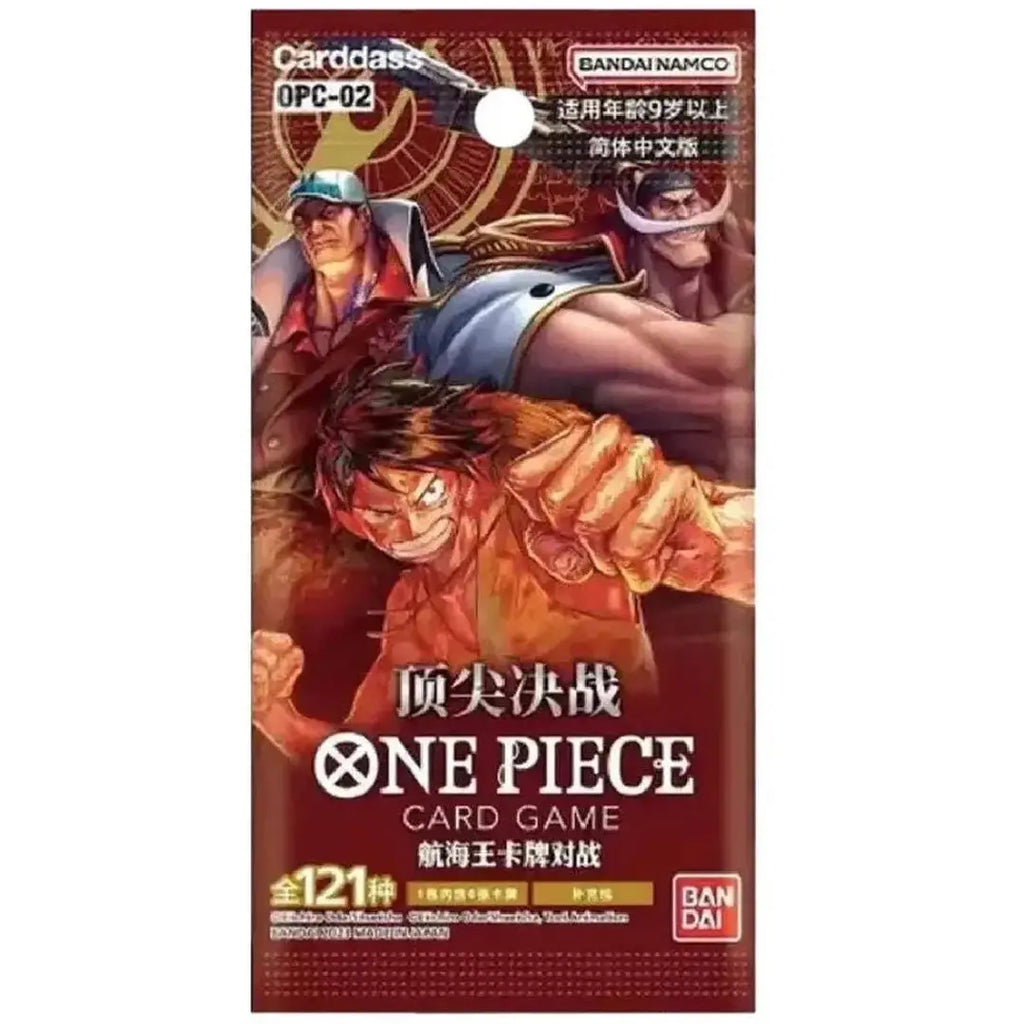 ONE PIECE Card Game OPC-02 Paramount War Booster Pack Simplified Chinese Edition factory sealed