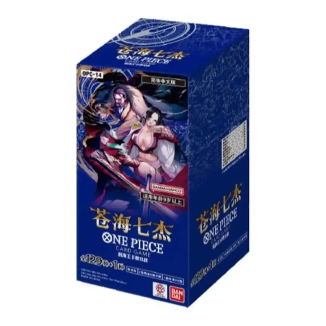 ONE PIECE TCG OPC-14 The Azure Sea's Seven Booster Box Simplified Chinese
