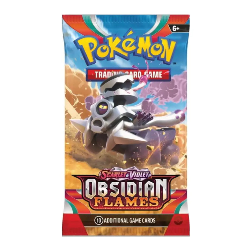 English Pokémon TCG Obsidian Flames booster pack collectible