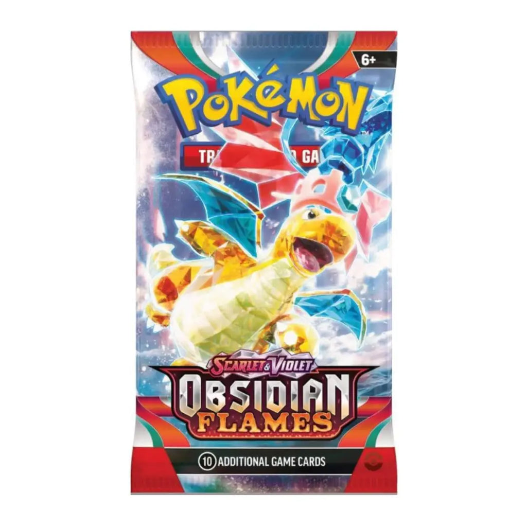 Sealed Pokémon TCG Scarlet & Violet Obsidian Flames booster pack
