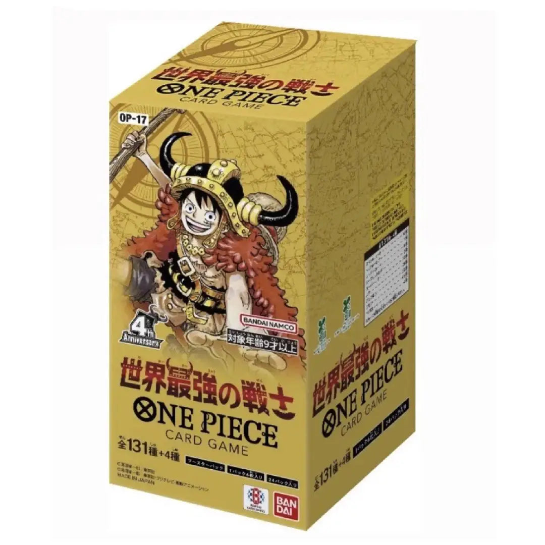 One Piece TCG OP-17 The World's Strongest Warriors Booster Box Japanese Version