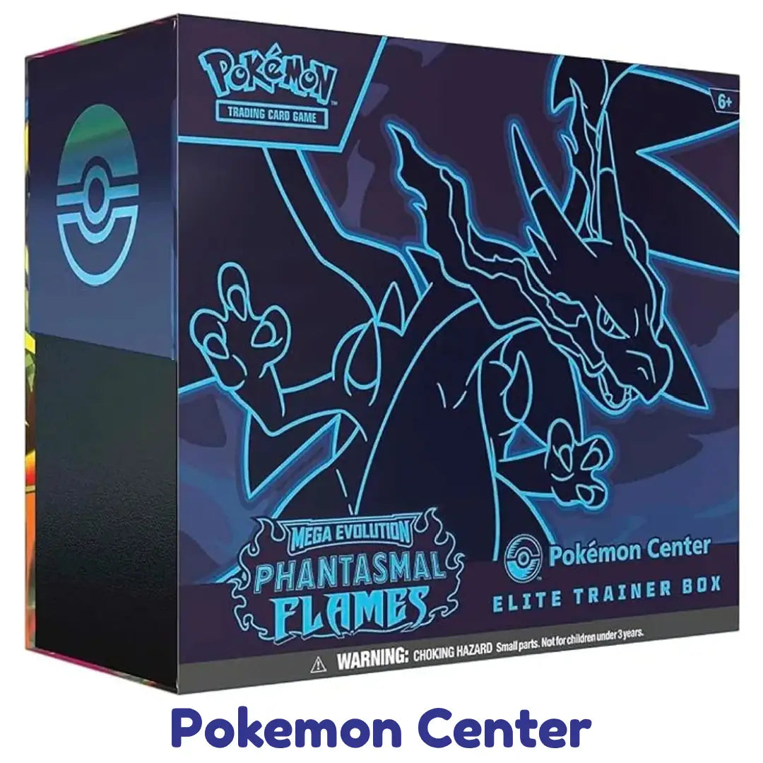 Pokémon TCG Mega Evolution Phantasmal Flames Pokémon Center Elite Trainer Box Premium Collector Edition sealed