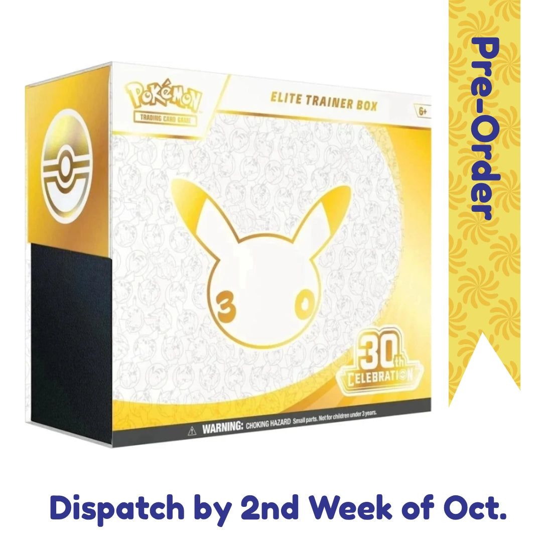Pokémon TCG 30th Anniversary Celebration Elite Trainer Box Factory Sealed