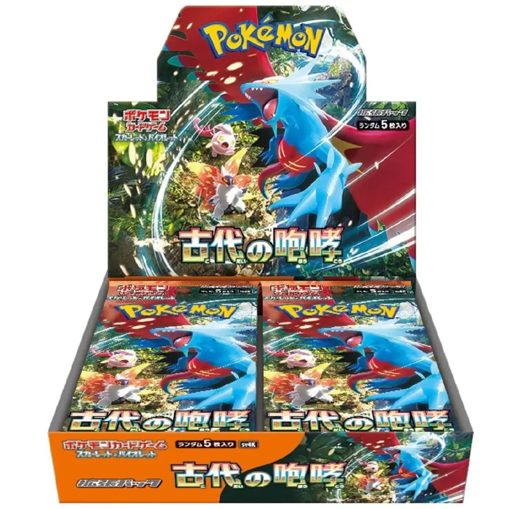 Pokémon Scarlet & Violet Ancient Roar Booster Box Japanese - Collector Ace Mumbai India