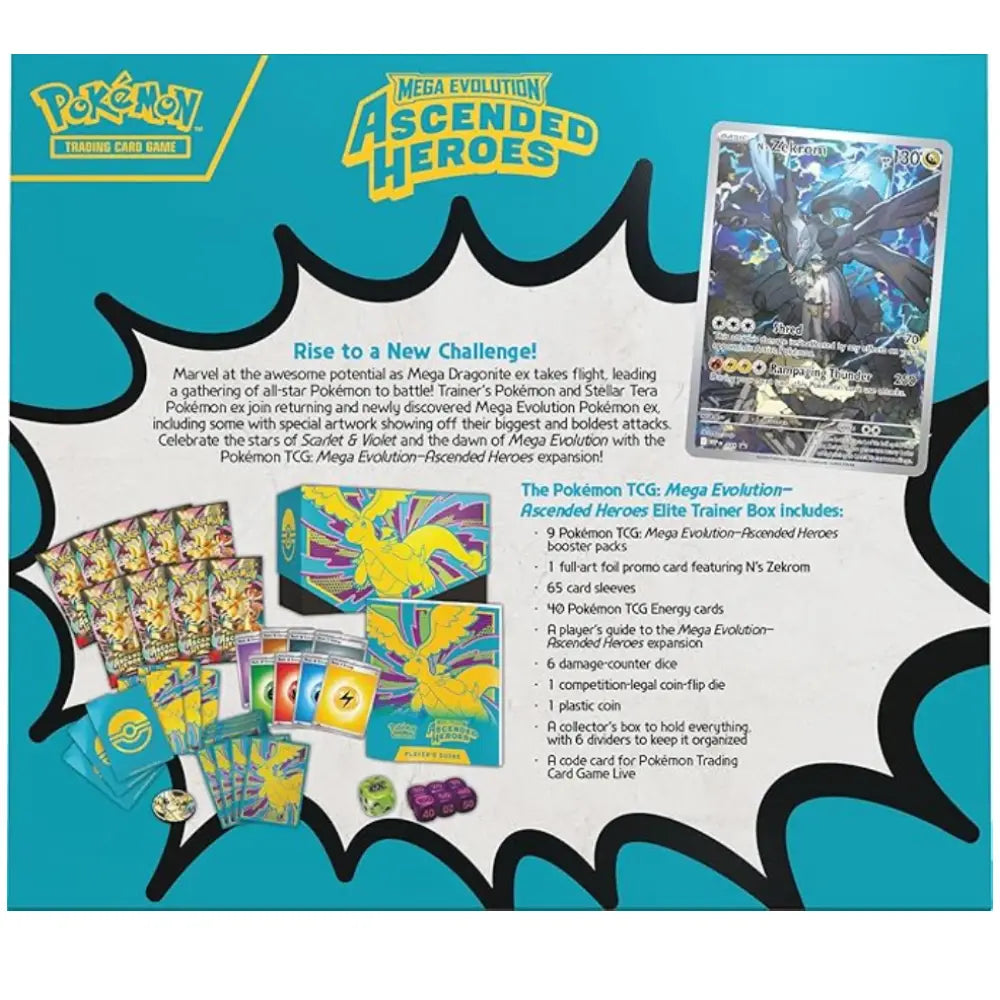 Pokémon TCG Mega Evolution Ascended Heroes Elite Trainer Box - available authentic ETB at Collector Ace Mumbai India