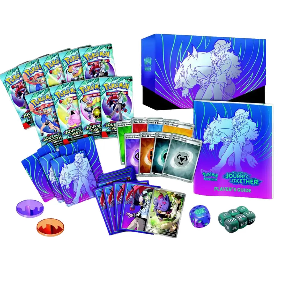 Collection of trading cards, boxes, and dice with a fantasy theme on a white background collector ace mumbai india