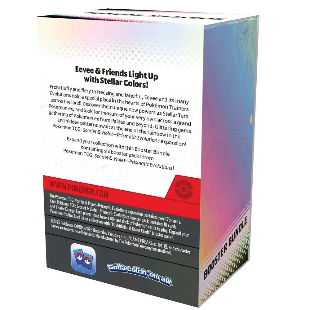 Pokémon Scarlet & Violet Prismatic Evolutions 6 Pack Booster Bundle Box at Collectorace