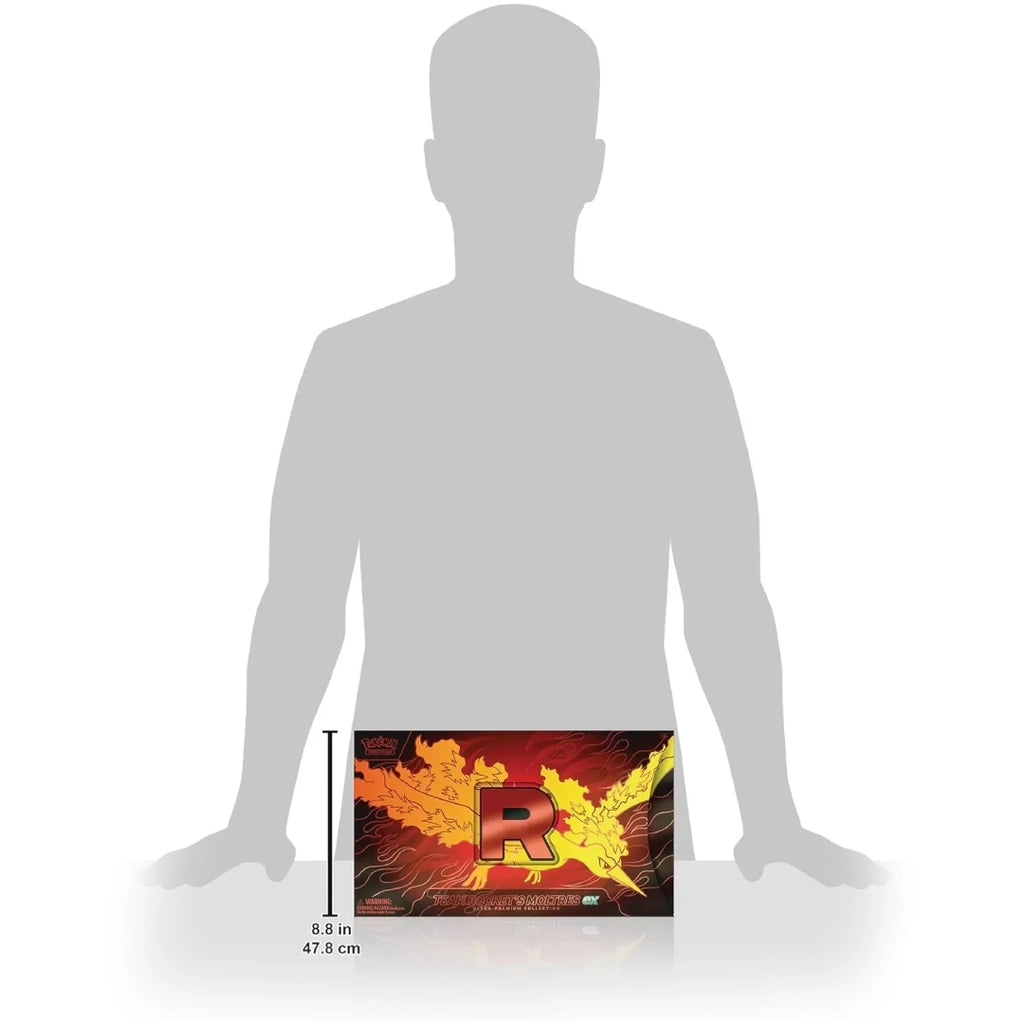 Pokémon TCG Moltres ex Team Rocket Ultra-Premium Collection sealed box