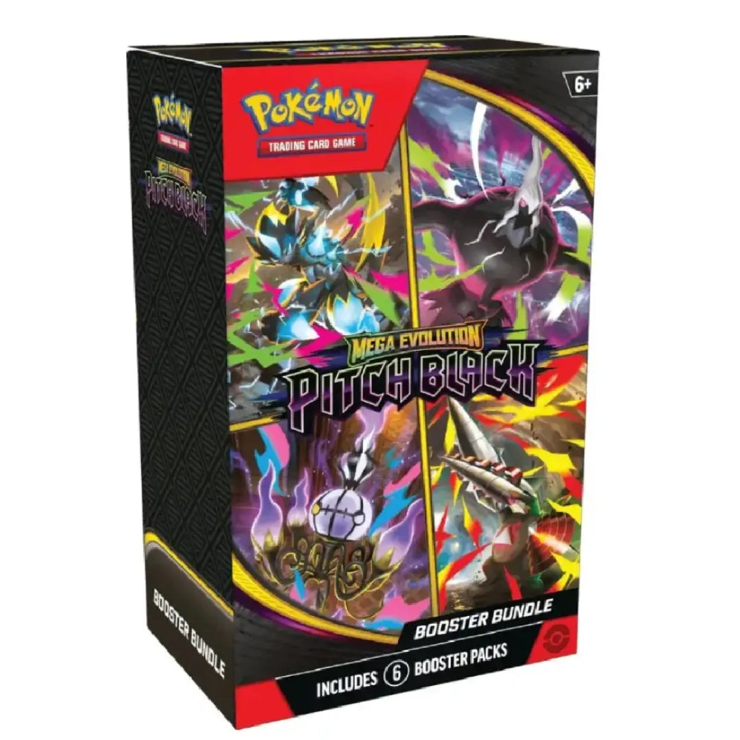 Pokémon TCG Mega Evolution Pitch Black Booster Bundle with 6 booster packs