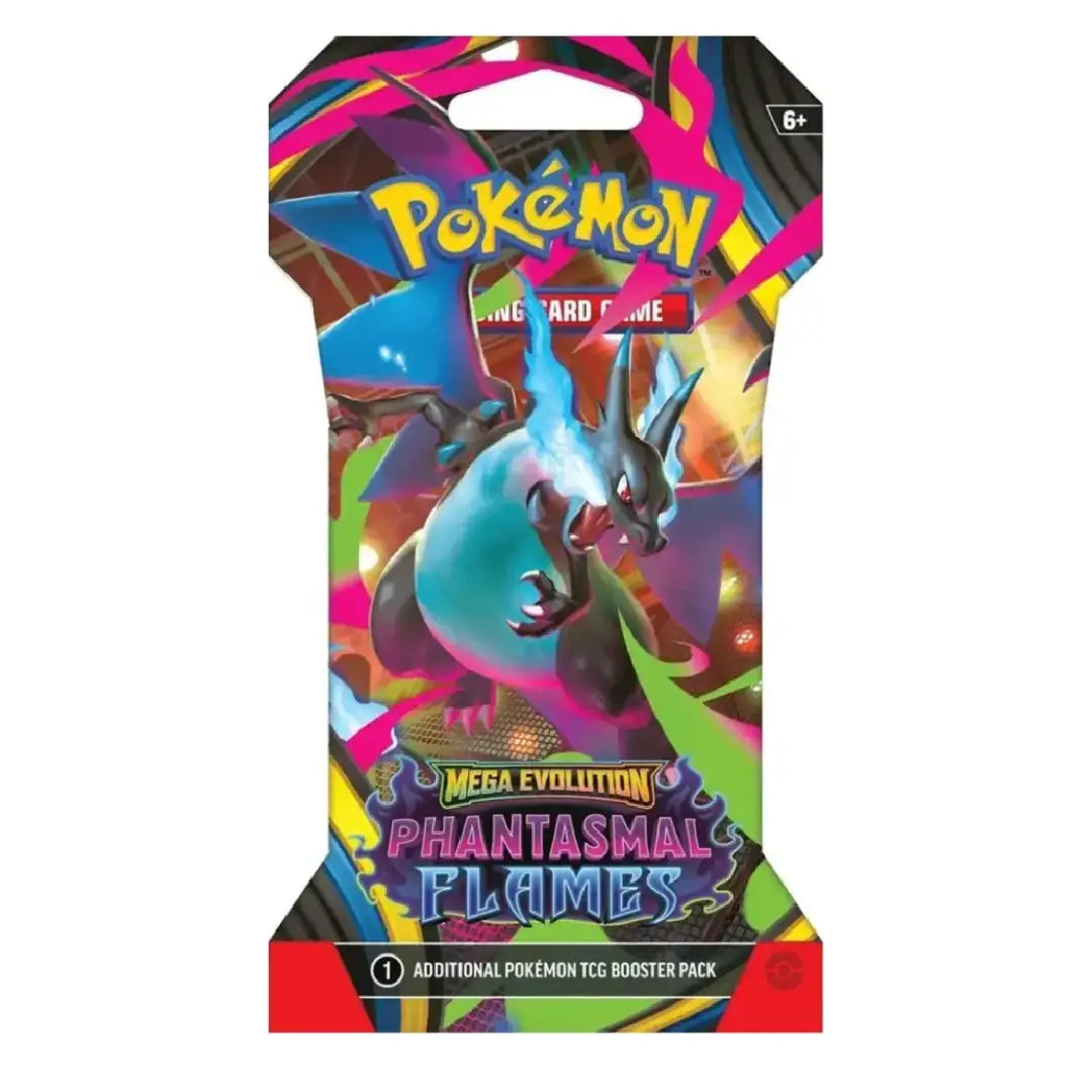 Pokémon TCG Mega Evolution Phantasmal Flames Sleeved Booster Pack English