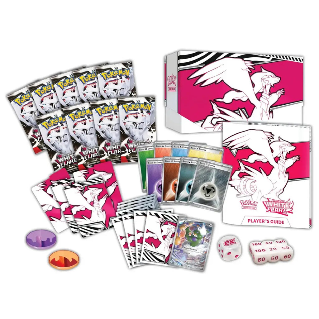 Sealed Pokémon TCG White Flare Elite Trainer Box for collectors