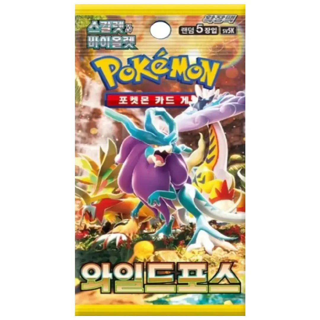 Pokémon TCG Temporal Forces Wild Force Booster Pack Korean Version