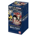 One Piece card game box with character artwork on a blue background Bandai OP-01 Japanese Collector Ace  