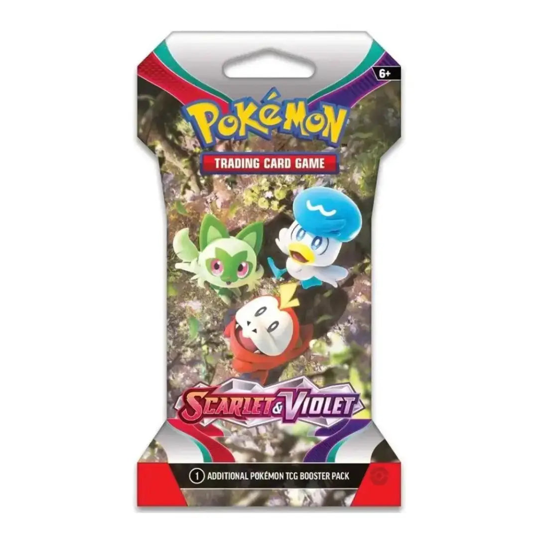English Pokémon TCG Scarlet & Violet sleeved booster pack