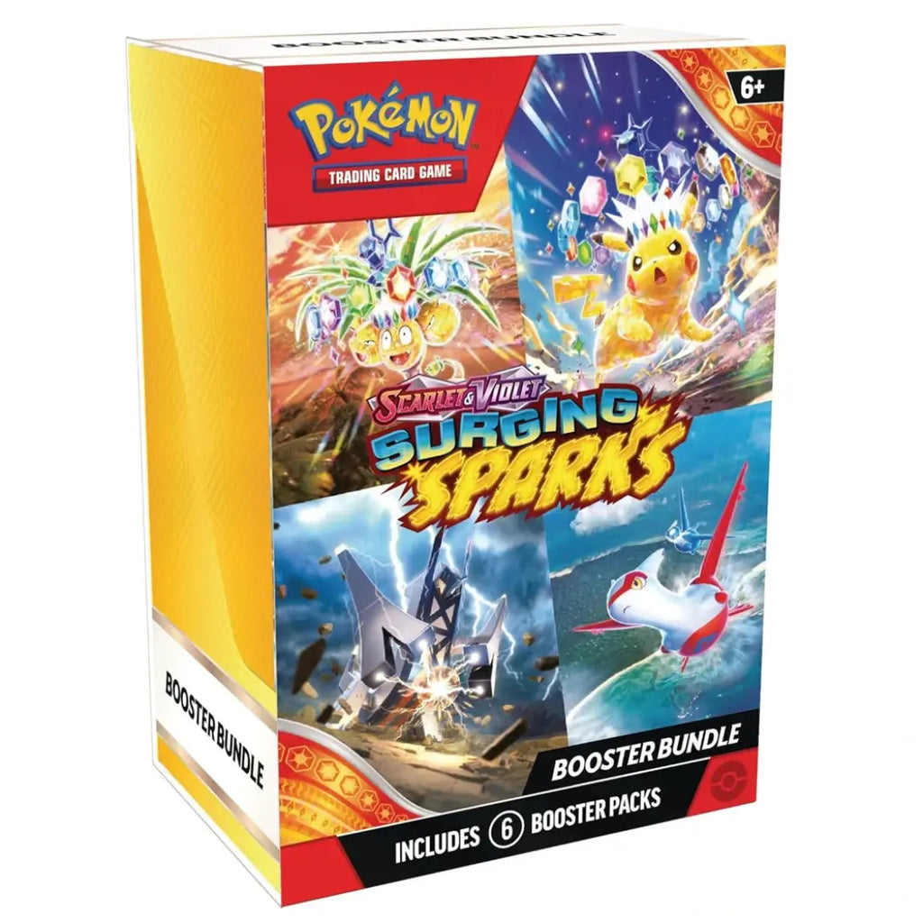 Pokémon TCG Scarlet & Violet Surging Sparks Elite 6 Booster Pack Bundle