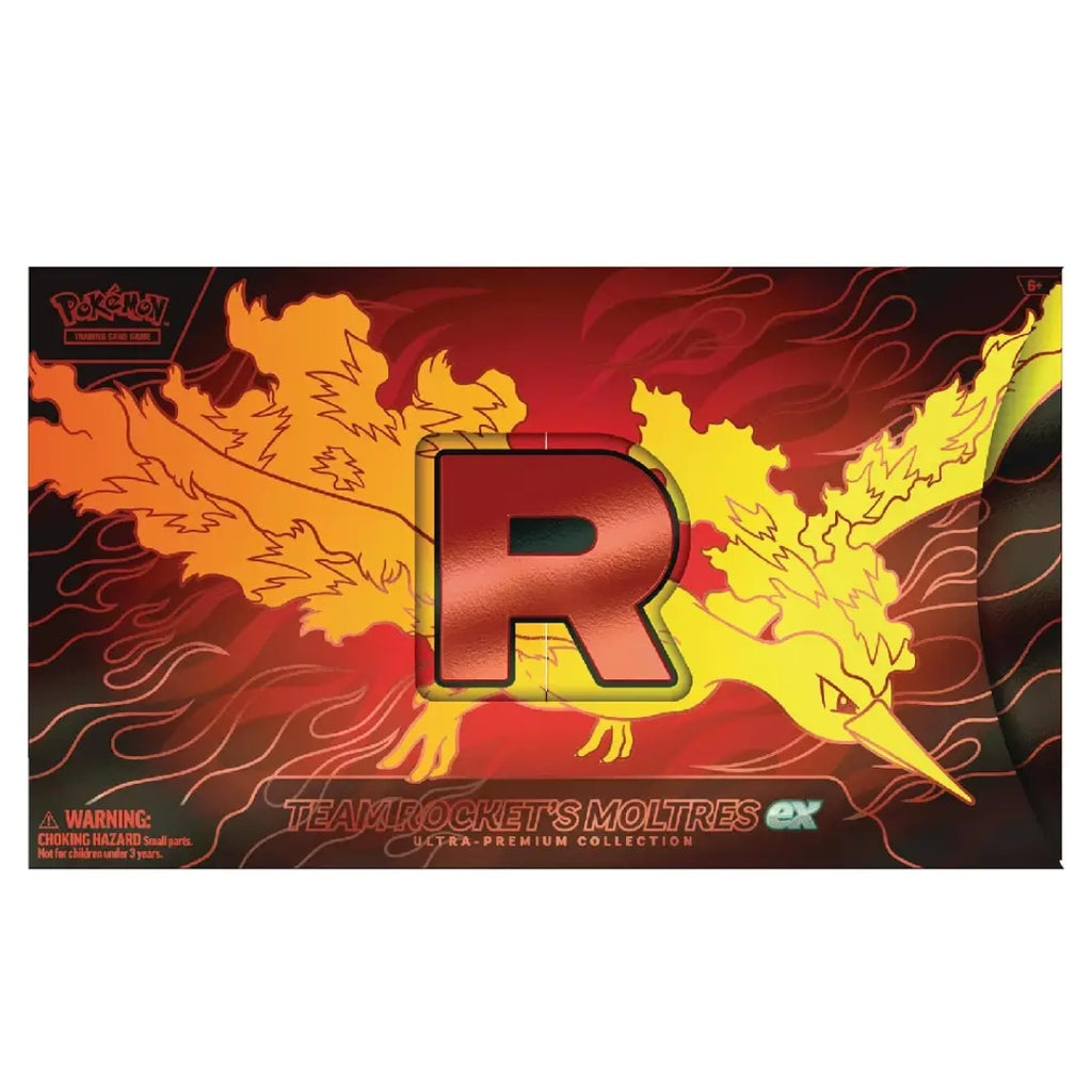 Pokémon TCG Team Rocket’s Moltres ex Ultra-Premium Collection factory sealed UPC
