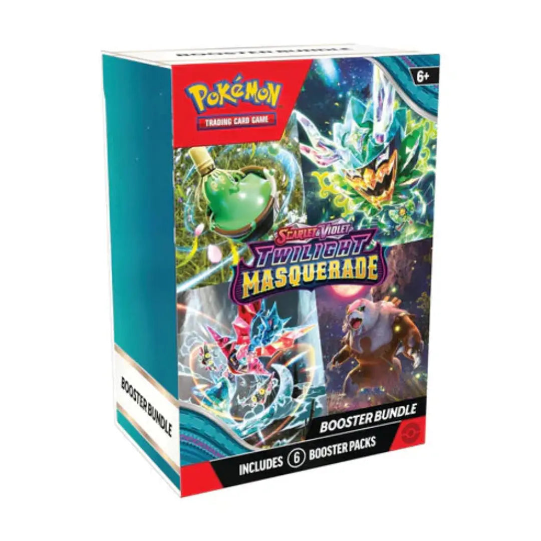 Pokémon TCG Scarlet & Violet Twilight Masquerade Booster Bundle with 6 English booster packs