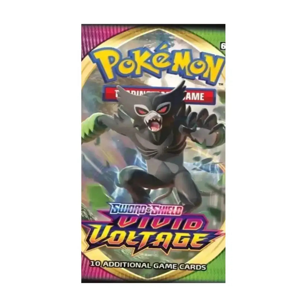 Pokémon TCG Vivid Voltage booster pack packaging English version